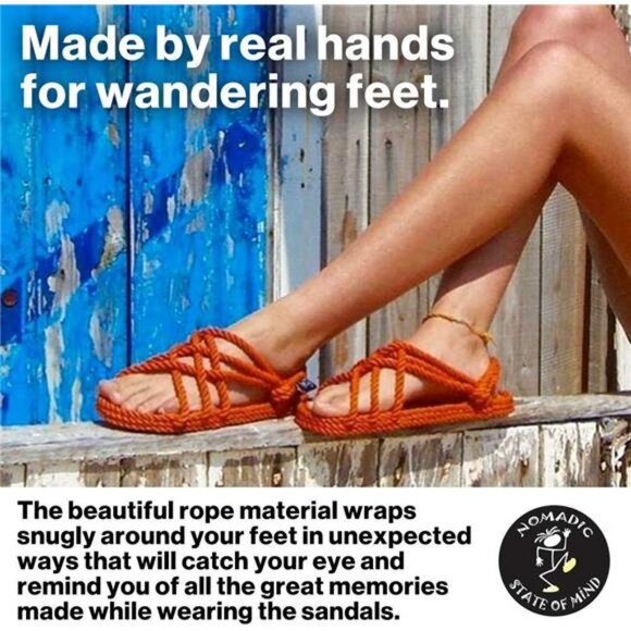 State of Mind Rope Sandals, JC Sandals For Men and Women, Unisex - Picture 5 of 7